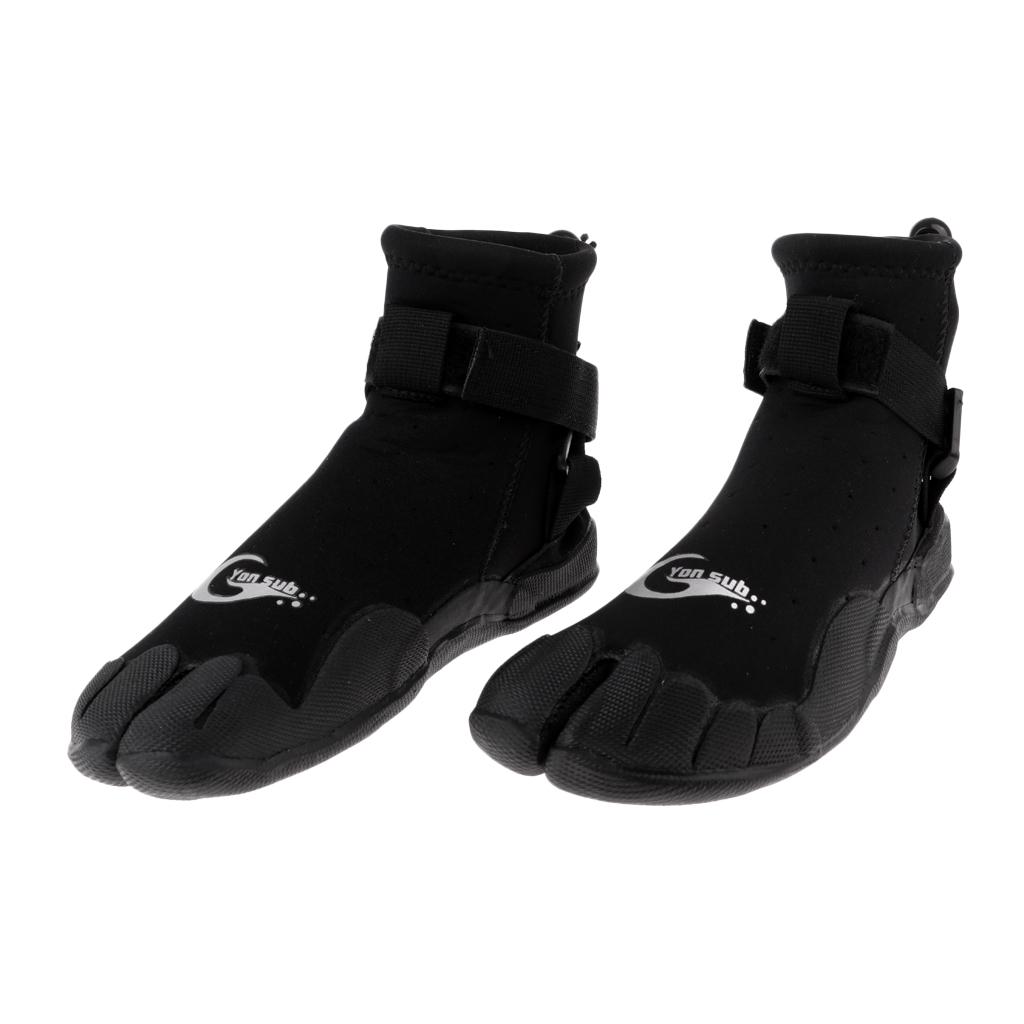 surepromise Non-Slip 3mm Neoprene Wetsuit Socks Dive Boots Booties Fishing Diving Surfing Soxs Black Size M L XL