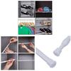 Spring Loaded Extendable Sticks Shower Curtain Rail Pole Adjustable Telescopic Pole Cupboard Wardrobe Hanging Rod No Drilling