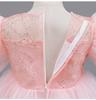 Girls' Mesh Princess Dress - Puffy Gown for Weddings, Holidays, Parties, Performances & Children's Day Gift.
