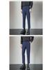 Men's Korean Style Slim Casual Nine-Point Trousers - Light Mature, High-Grade, Summer Drape, All-Match, Small Suit Design