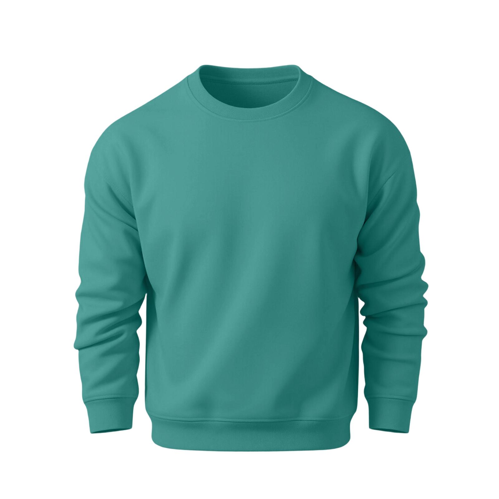 Men s Casual Loose Fit Crewneck Sweatshirt for Fall and Winter XL