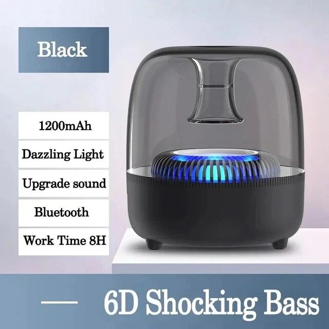 Multifunctional Bluetooth Speaker LED Light Home Theater HiFi Surround Sound Effect Sound Subwoofer TWS Portable Caixa De Som