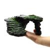 Turtle Basking Platform Resin Hide Cave Reptiles Decors Mini Island for Tanks Turtle Basking&Floating Platform