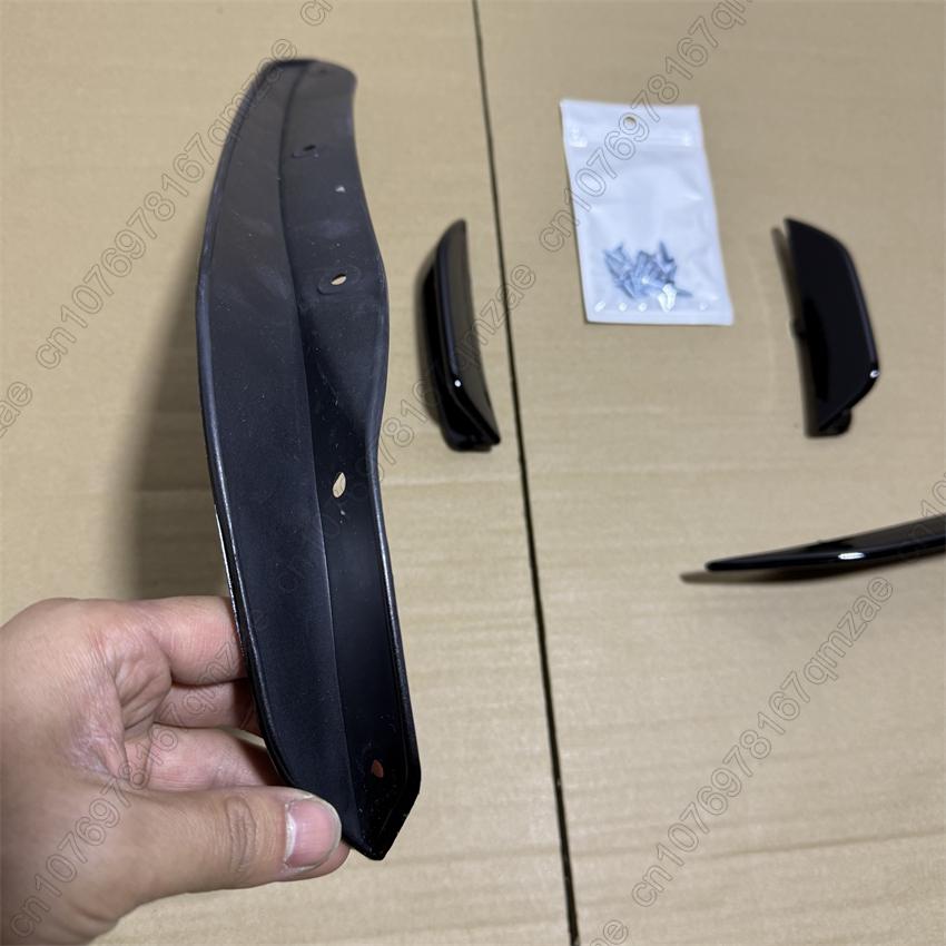 For Mercedes Benz CLA C118 CLA45 AMG 2020-2023 Car Front Bumper Side Spoiler Splitter Fog Lamp Grille Canards Vents Body Kit