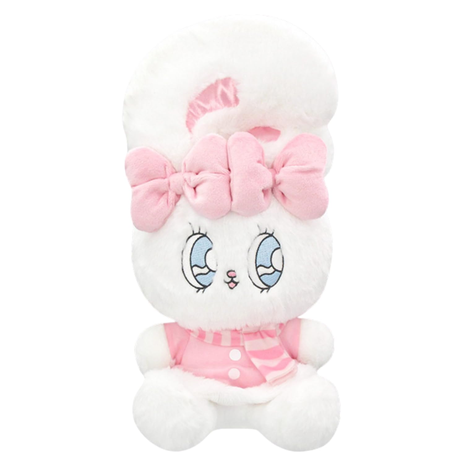 Шарф для праздников Esther Bunny, большая плюшевая игрушка, прибл.. 35см (белый)