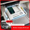 Silicone Cup Holder Pad for Zeekr 9X: Wireless Charging & Interior Car Accessory