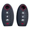Silicone Car Key Case Cover For Nissan Altima Rogue Sentra Pathfinder Frontier Maxima Titan Murano Kicks Juke Versa Arma