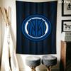 Inter Milan Emblem Wallpaper Threepiece Set 1 Duvet Cover 2 Pillowcase Without Core Duvet Cover And Pillowcase Christmas Birthday Gift