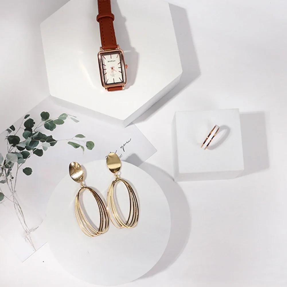 Kreativ Hård Skum Geometrisk Kub Liv Foto Fotografi Material Fotografia Shoot Rekvisita för Smycken, Toalettartiklar, Mat, Sminkverktyg