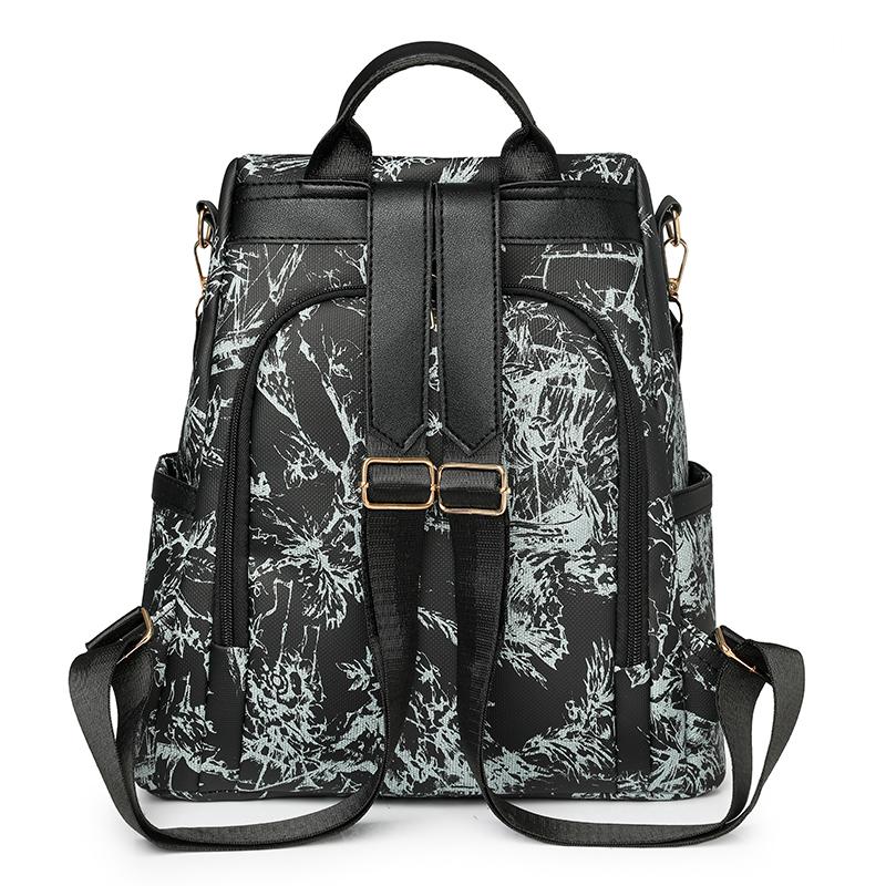 Printed Backpack Women's Large Capacity Backpack