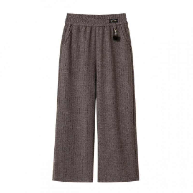 

Spring 2026 Stylish Wide-Leg Pants for Middle-Aged & Elderly Women: Casual, Straight-Leg Design XL (90-105 jin)