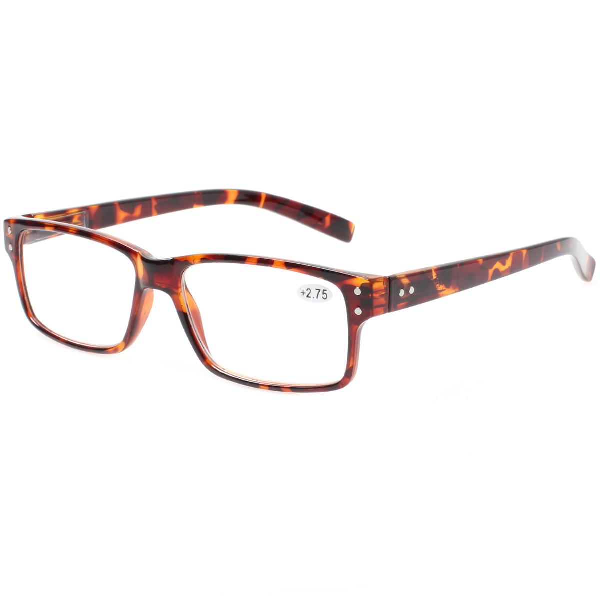 

Turezing Classic Spring Hinge Black Reading Glasses for Men and Women HD Eyeglasses Diopter +0.5+1.0+2.0+3.0+4.0+5.0+6.0 1