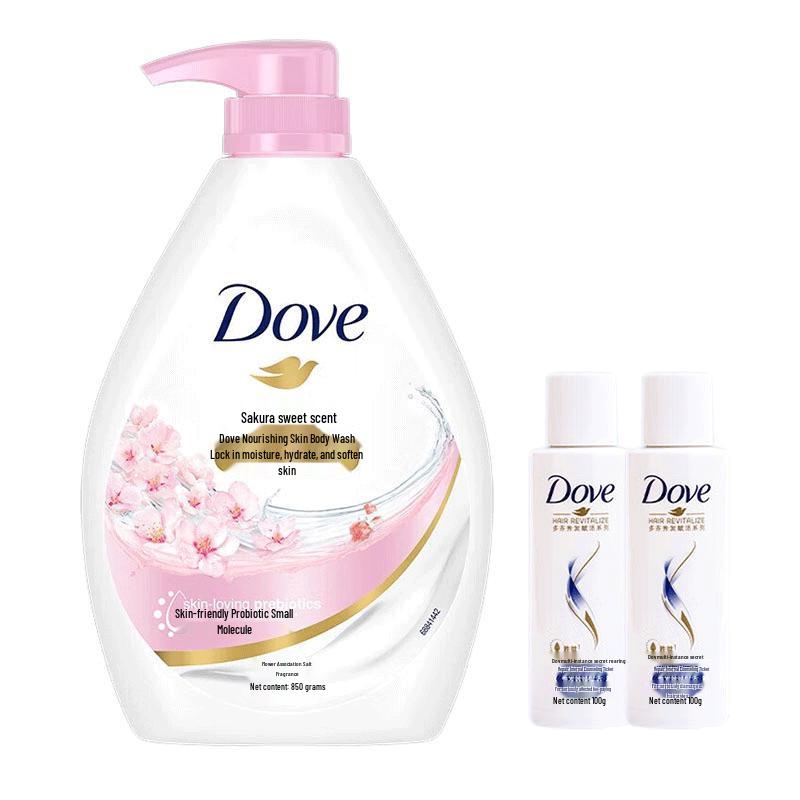 Dove Sakura Sweet Scent Shower Milk & Serum Set