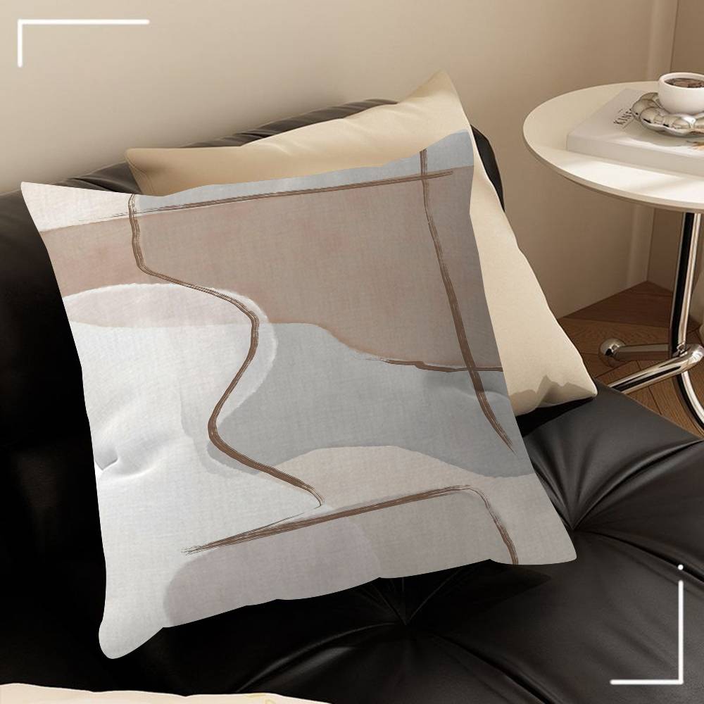Abstract Boho Geometric Line Pillow Anime Pillow Sofa Bed Head Pillow Cover Cushion Cover Fashion
