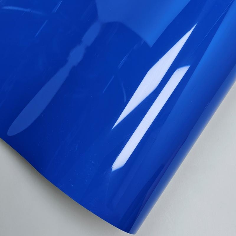 High Glossy Royal Blue Vinyl Wrap Car Film Covering Stikers for Car Tuning Stickers Decals for Vehicle Adhesive Vinyl Roll Cover