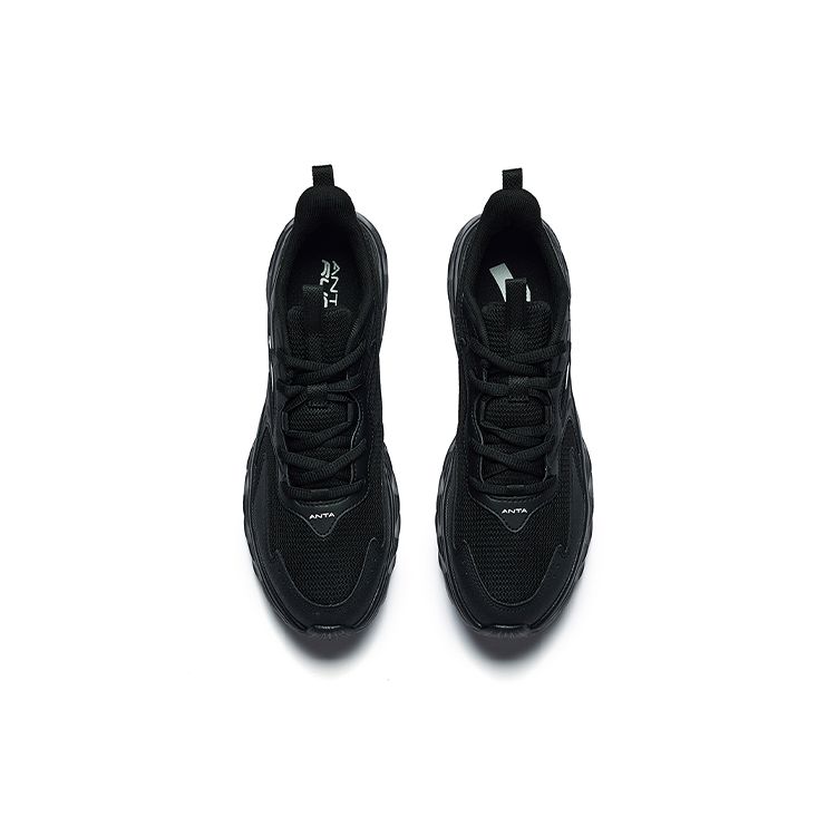 Anta Lightweight Casual Low-Top Running Shoes Women sneakers Black 922235527-4