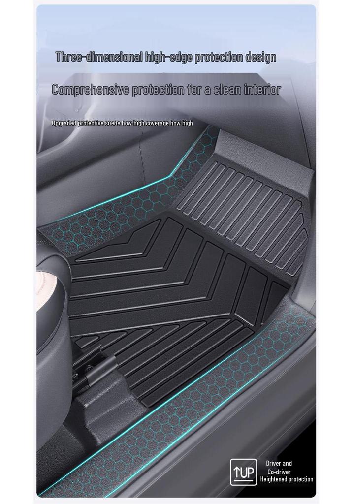 2025 BYD Seagull Dolphin TPE Full Coverage Smart Driving Floor Mats