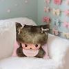 MMonchhichis Case Plush Fabric Soft Pillowcase Double Sided Print Cushion Cover Household Gifts