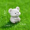 12Pcs/set Multicolors Cartoon Mini Zodiac Animal Miniatures Resin Ornaments Fairy Garden Decoration Moss Terrarium Micro Landscape