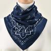 Women's Paisley Printed Square Headscarf, A Multifunctional Fashionable Scarf, A Versatile Item for Women's Commuting and Leisure.