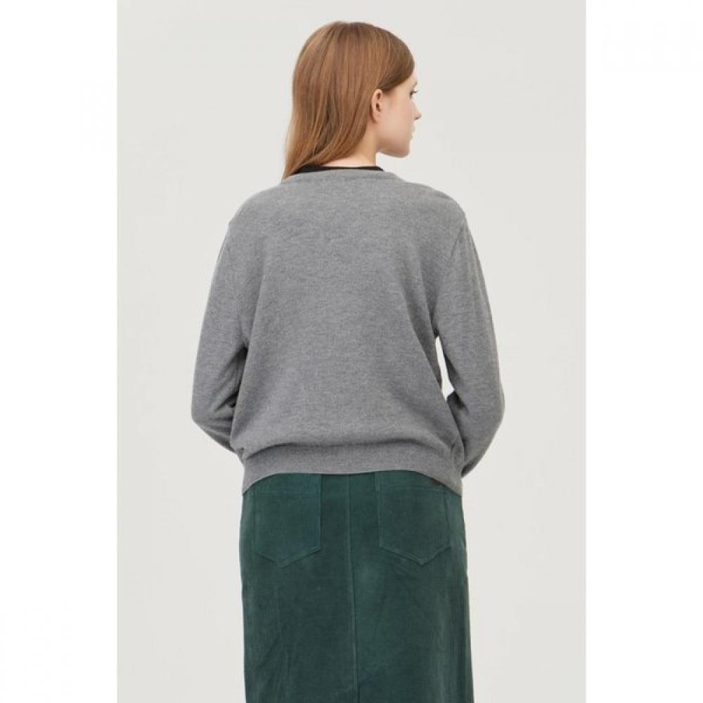 Nordic Horn Button Wool Cardigan Bakce3561