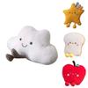 Soft And Fluffy Cloud And Star Plush Pillow Toy For Teenagers