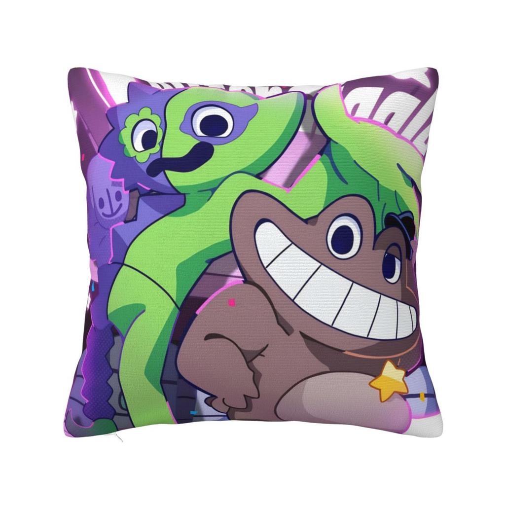 Garten Of Banban Group Cartoon Square Pillow Cases Jumbo Josh Cushion Cover Novelty Decorative Pillowcase For Seat 45X45Cm