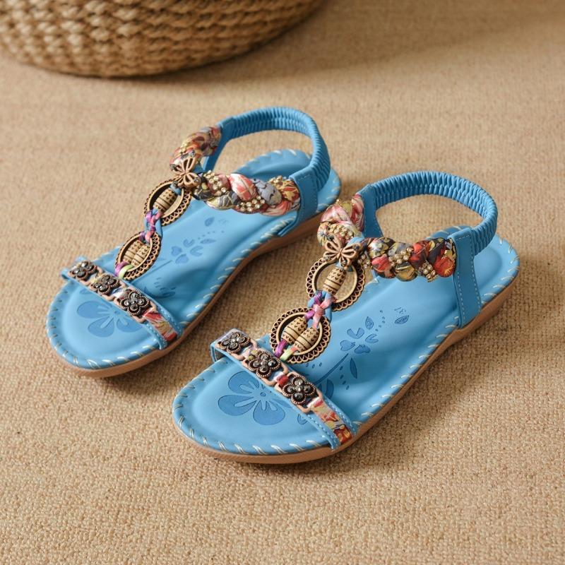 Women's Low Top Open Toe Sandals Student Women's Summer Simple Beach Shoes