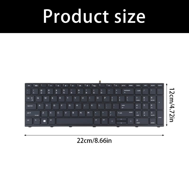 Professional US Version Keyboard Scratch Resistant Replacement for 450 455 470 650 650 Laptop Accessories