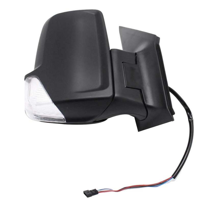 A28G-Car Rearview Mirror Assembly With Turn Signal Light Heated Rearview Mirror For SPRINTER 2500 Black Right