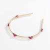 Holiday Idyllic Small Daisy Flower Rice Bead Headband, Simple Winding Sweet And Cool Imitation Pearl Hair Accessories