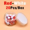 20Pcs/Box Carp Fishing Lures Pop up Boilies Baits Foam Ball Ronnie Rig Method Fishing Lures Hair Rig for Carp Fishing