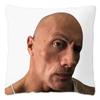 The Rock Face Dwayne Cushion Cover For Sofa Home Decorative American Actor Johnson Throw Pillow Cover Soft Velvet Pillowcase