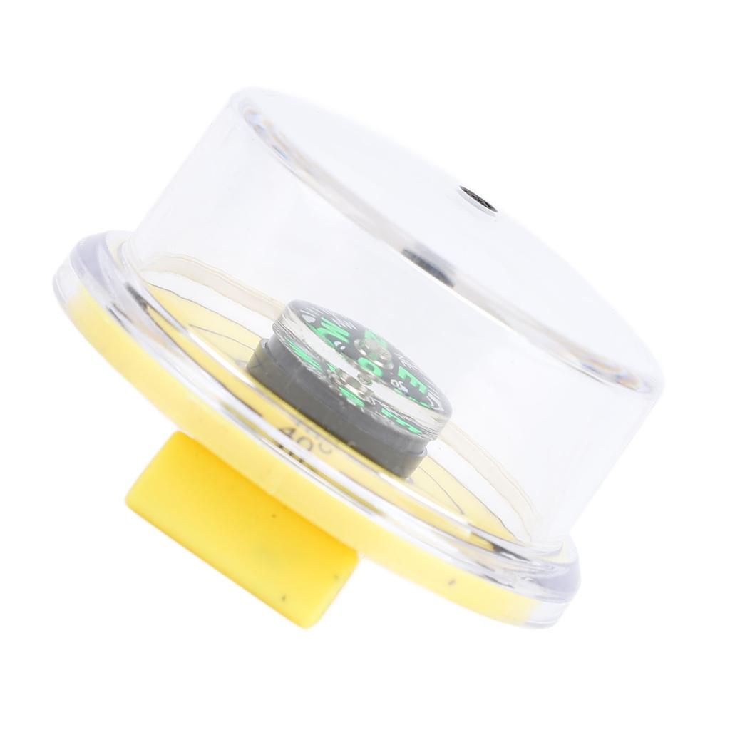 Sun Angle Guide for Solar Panel Verticality Level Gauge Measuring Tool 4.2CM Diameter Yellow With