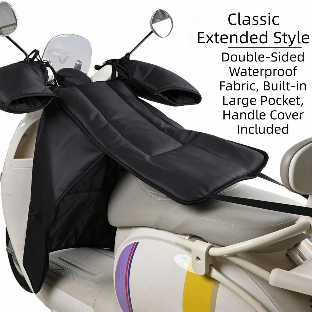Double-sided Waterproof Motorcycle Windscreen Cover Waterproof Leg Warmer Autumn and Winter