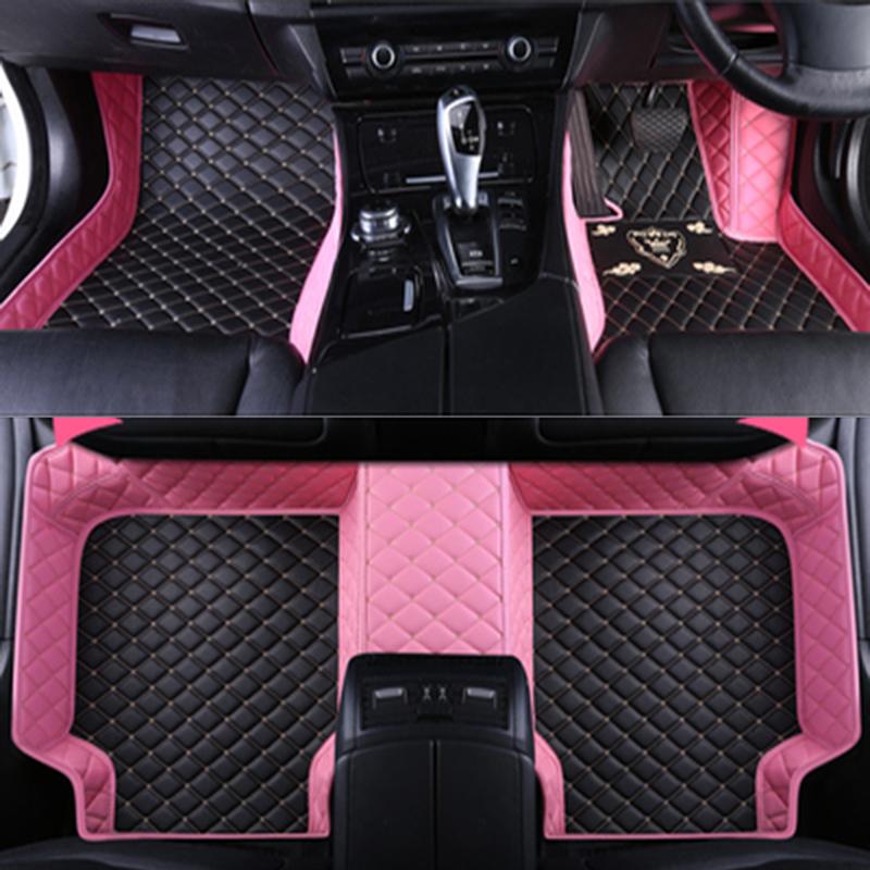 Customized Car Floor Mats For Ford Ranger 2011-2023 Years Auto Waterproof Carpets Foot Coche Accessorie Floor Liners