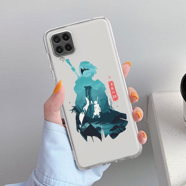 

Прозрачный чехол с рисунком аниме Genshin Impact для Samsung Galaxy A52 A12 A51 A32 A21s A71 A32 A22 50 A70 A31 A72 5G, чехол для телефона Samsung A20e