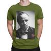 The Godfather Vito Corleone Rose Portrait Funny Graphic 100 Cotton TShirt The Godfather Tops Tees For Unisex