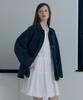 Jucyjudy J Oversized Half Black Denim Jacket Jyjk621C