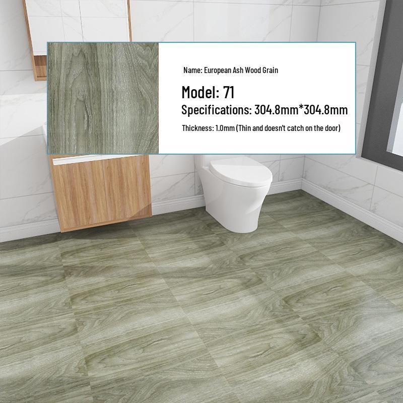 PVC Self-Adhesive Waterproof Stone Plastic Floor Sticker for Bathroom and Kitchen