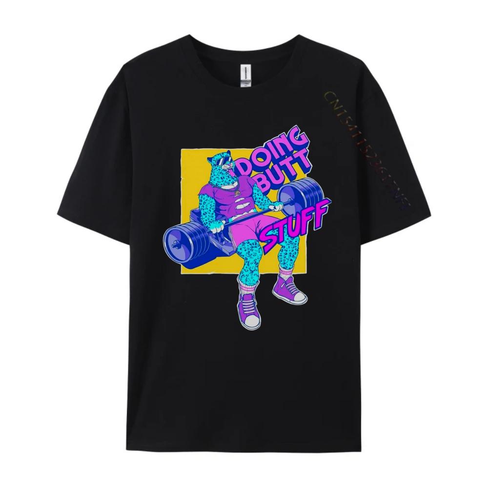 Funny Doing Stuff Workout Bodybuilding Fitness Gym Muscle Men T Shirts High Quality Mens Breathable Oversized Tops Plus Size