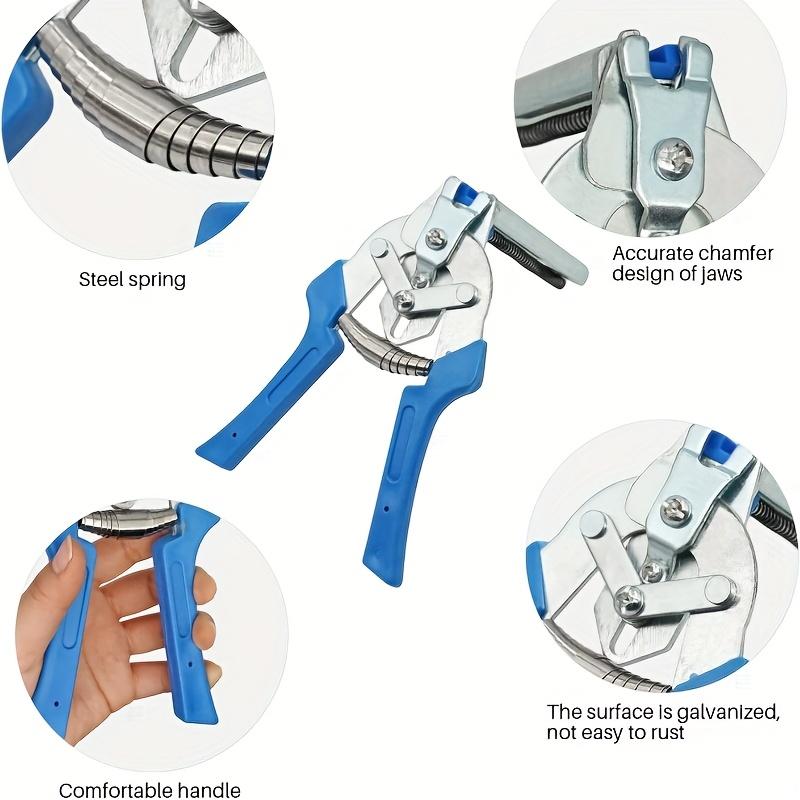 Set clește greu pentru coteț de porci cu cuie tip M Kit de scule multifuncțional pentru cuști de animale Include 600 de clipsuri pentru garduri, tapițerie și instalarea cuștilor de sârmă