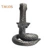 Vintage Candle Holder 3D Coiled Snake Resin Candle Holder Table Decor Snake Candle Holder for Bedroom Living Room