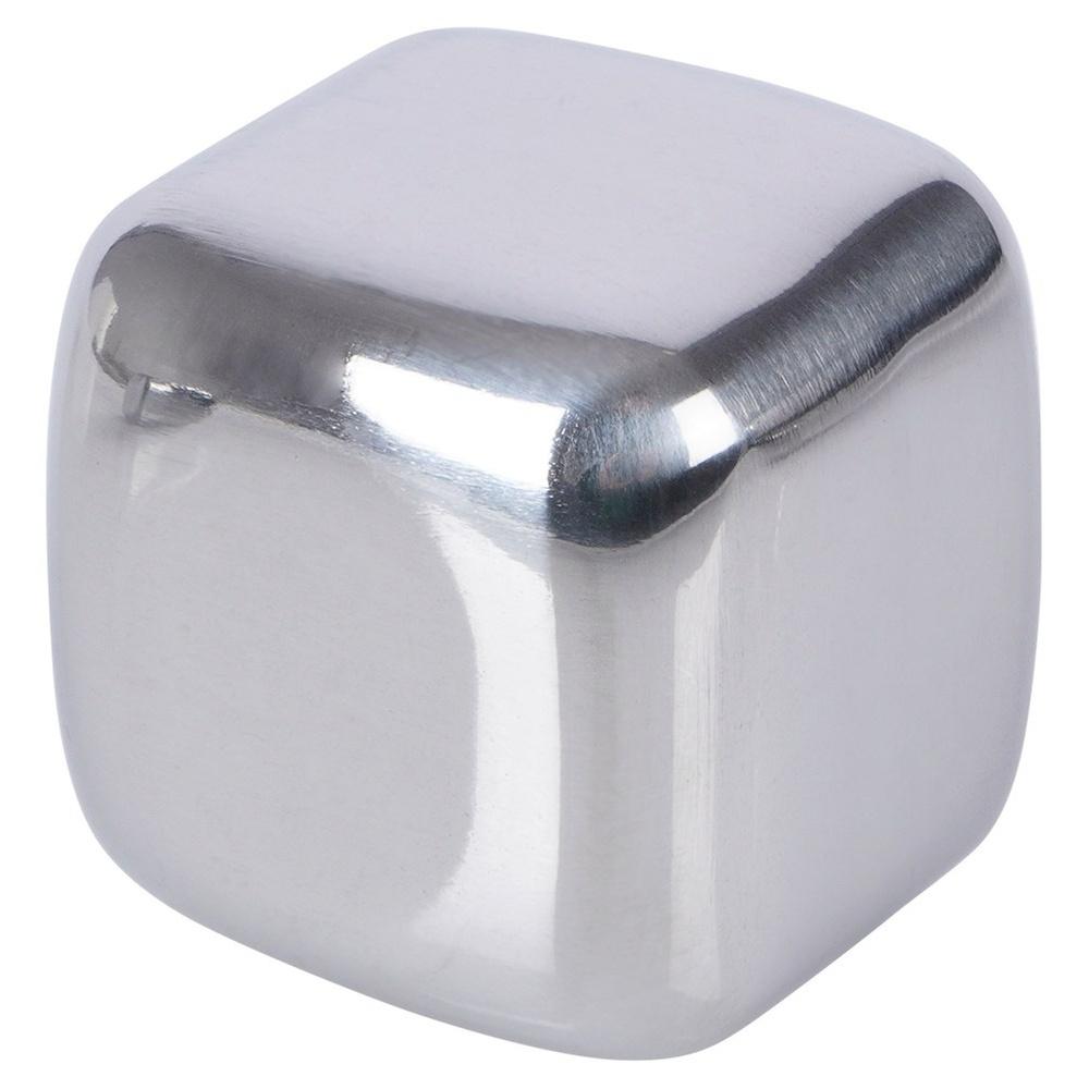 4x Kostki Lodowe Stalowe Wielorazowe Lodu Chłodzące do Whisky Drinków