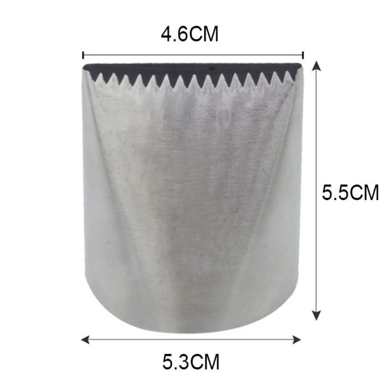 Extra Large Stainless Steel Nozzle Icing Piping Nozzles Cream Cake Decorating Tools Pastry Tip Fondant Baking Accessories
