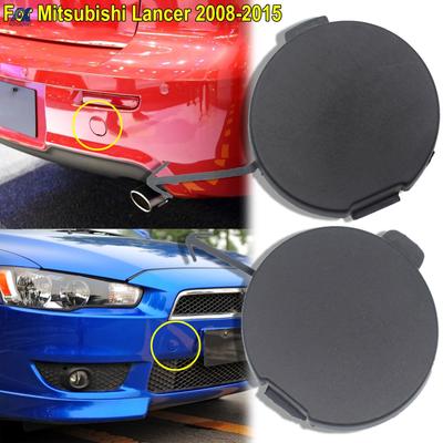 For Mitsubishi Lancer 2008-2015 Unprimed Car Tow Hook Cover Eye Towing Cap Rear Front Bumper Auto Accessories 2009 2010 2011