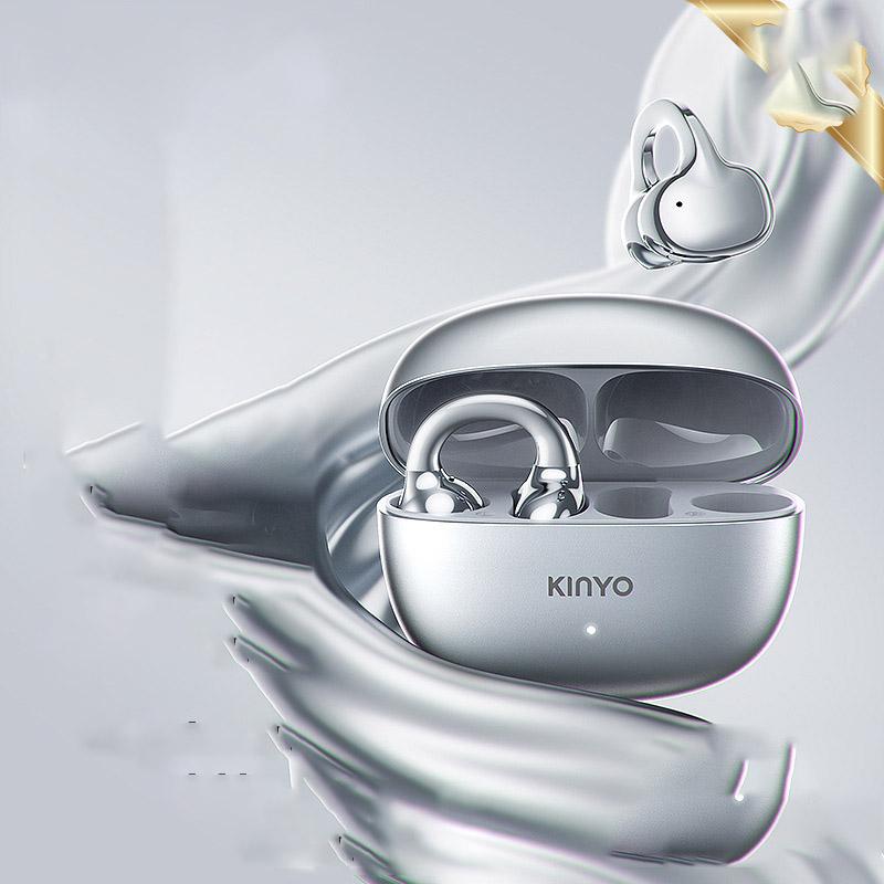 

Спортивная гарнитура с клипсой для уха, беспроводное Bluetooth-соединение, спортивный стиль, не выпадает серебряный