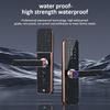 Waterproof Tuya WiFi Smart Door Lock for Bedroom, Apartment, and Rental House Entrances.