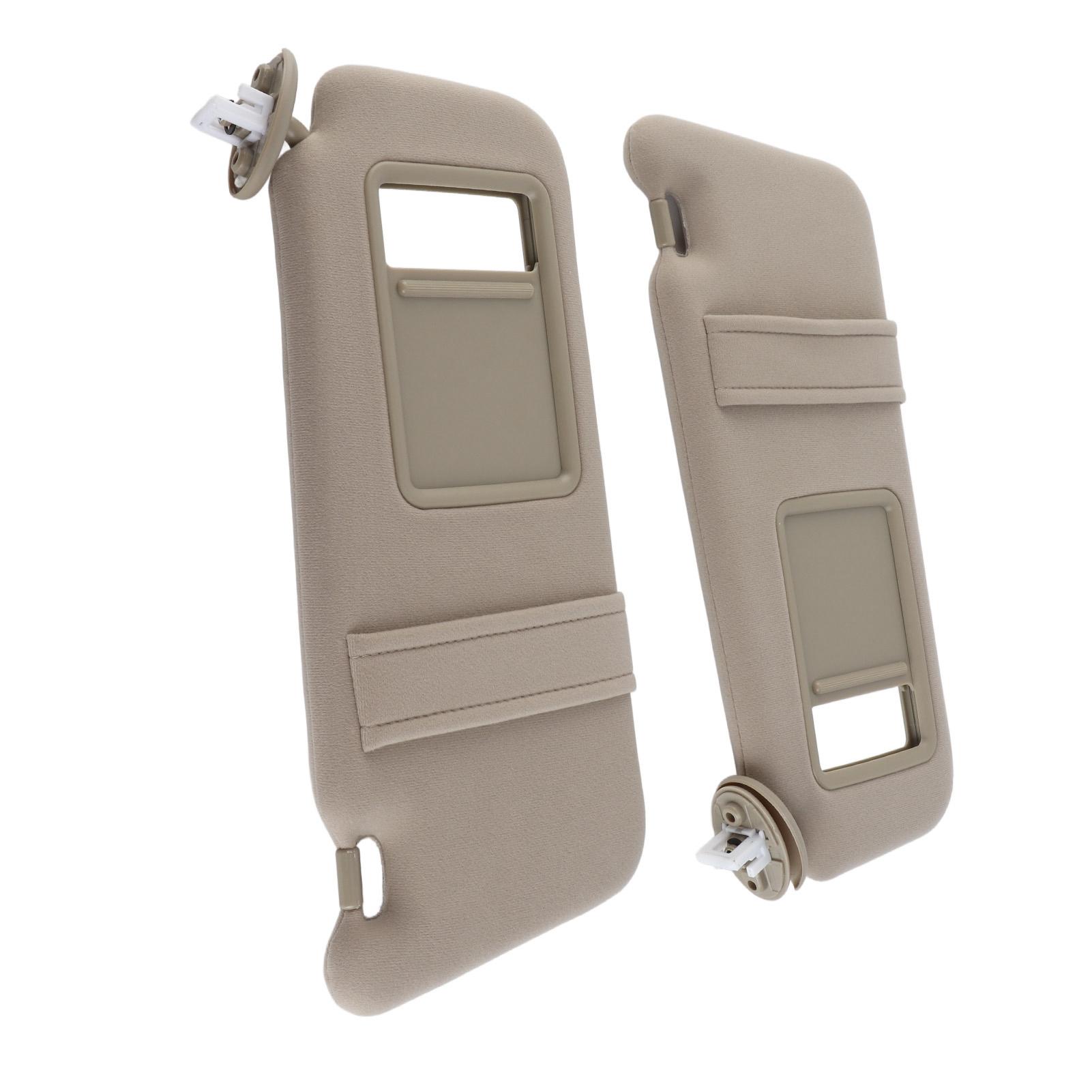 

1 Pair Sun Visor 74320‑0T022‑B1 Sturdy Sun Shielding Visor Board with Makeup Mirror for Venza 2009 to 2016