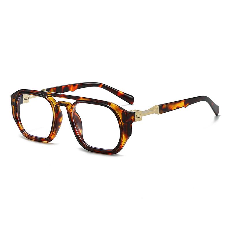 Trendy High-End Aviator Sunglasses for Men: Square European and American Fashion